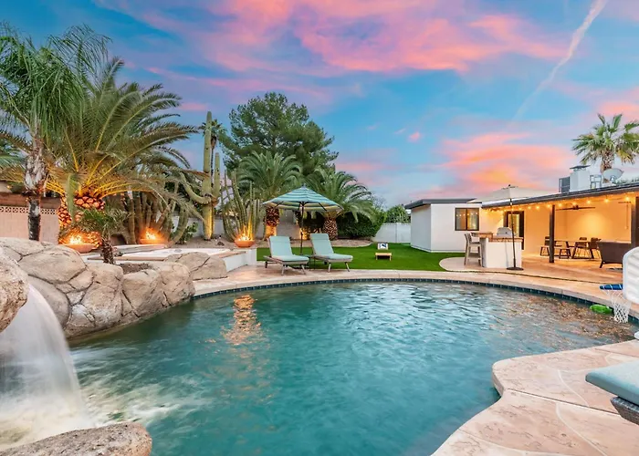 New Grotto Falls Retreat With Pool & Waterslide * Phoenix